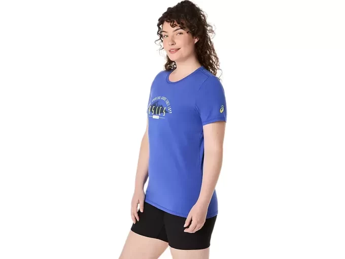 ASICS GSG 77 ΡΕΤΡΟ ΜΠΛΟΥΖΑ ΜΕ ΚΟΝΤΟ ΜΑΝΙΚΙ