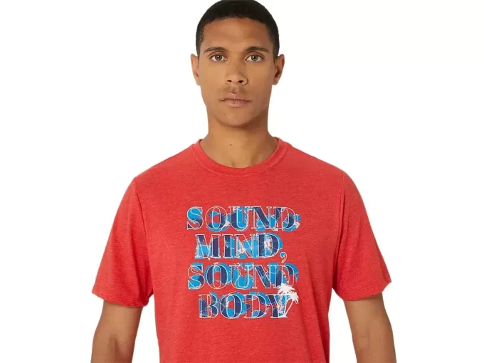 ASICS HIBISCUS SLOGAN TEE ASICS HIBISCUS SLOGAN TEE