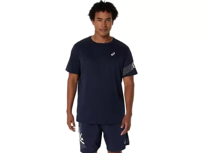 ASICS ICON ΜΠΛΟΥΖΑ ΜΕ ΚΟΝΤΟ ΜΑΝΙΚΙ