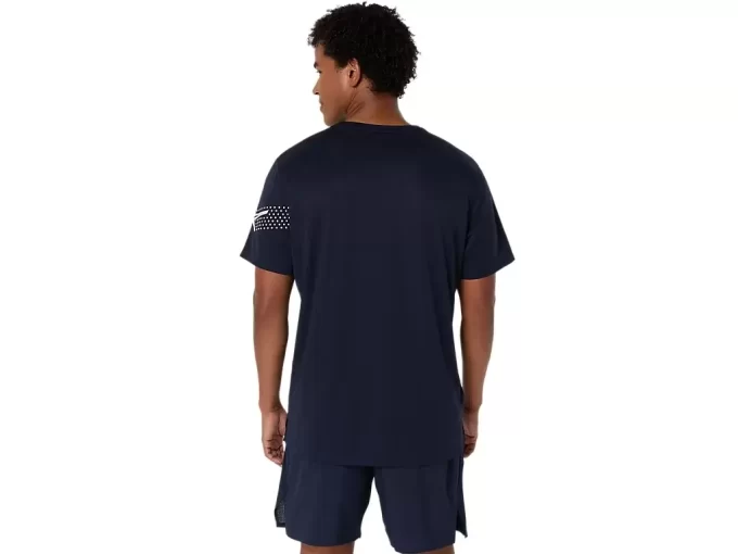 ASICS ICON ΜΠΛΟΥΖΑ ΜΕ ΚΟΝΤΟ ΜΑΝΙΚΙ