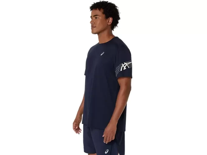 ASICS ICON ΜΠΛΟΥΖΑ ΜΕ ΚΟΝΤΟ ΜΑΝΙΚΙ