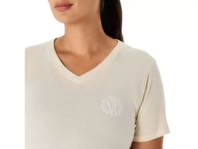 ΓΥΝΑΙΚΕΙΑ ΜΠΛΟΥΖΑ ASICS NATURE ΜΕ V-NECK ΚΑΙ ΚΟΝΤΟ ΜΑΝΙΚΙ ΓΥΝΑΙΚΕΙΑ ΜΠΛΟΥΖΑ ASICS NATURE ΜΕ V-NECK ΚΑΙ ΚΟΝΤΟ ΜΑΝΙΚΙ