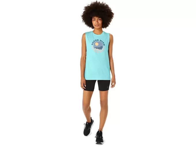 ΓΥΝΑΙΚΕΙΟ ΜΠΛΟΥΖΑΚΙ ASICS SUN IN THE SKY SLOGAN MUSCLE ΓΥΝΑΙΚΕΙΟ ΜΠΛΟΥΖΑΚΙ ASICS SUN IN THE SKY SLOGAN MUSCLE