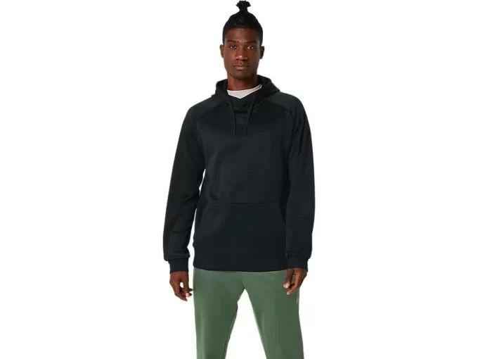 Φούτερ με κουκούλα από βουρτσισμένο φλις Φούτερ με κουκούλα από βουρτσισμένο φλις