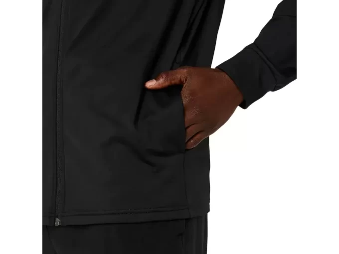 Πλεκτή ζέρσεϊ με κουκούλα και φερμουάρ Πλεκτή ζέρσεϊ με κουκούλα και φερμουάρ