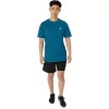 UNISEX ASICS ΜΠΛΟΥΖΑ ΜΕ ΚΟΝΤΟ ΜΑΝΙΚΙ ΜΕ ΣΧΕΔΙΟ ΜΑΡΓΑΡΙΤΑΣ ΚΑΙ ΠΛΑΤΗ ΠΛΑΤΗ