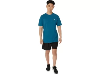 UNISEX ASICS ΜΠΛΟΥΖΑ ΜΕ ΚΟΝΤΟ ΜΑΝΙΚΙ ΜΕ ΣΧΕΔΙΟ ΜΑΡΓΑΡΙΤΑΣ ΚΑΙ ΠΛΑΤΗ ΠΛΑΤΗ
