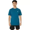 UNISEX ASICS ΜΠΛΟΥΖΑ ΜΕ ΚΟΝΤΟ ΜΑΝΙΚΙ ΜΕ ΣΧΕΔΙΟ ΜΑΡΓΑΡΙΤΑΣ ΚΑΙ ΠΛΑΤΗ ΠΛΑΤΗ