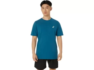UNISEX ASICS ΜΠΛΟΥΖΑ ΜΕ ΚΟΝΤΟ ΜΑΝΙΚΙ ΜΕ ΣΧΕΔΙΟ ΜΑΡΓΑΡΙΤΑΣ ΚΑΙ ΠΛΑΤΗ ΠΛΑΤΗ