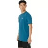 UNISEX ASICS ΜΠΛΟΥΖΑ ΜΕ ΚΟΝΤΟ ΜΑΝΙΚΙ ΜΕ ΣΧΕΔΙΟ ΜΑΡΓΑΡΙΤΑΣ ΚΑΙ ΠΛΑΤΗ ΠΛΑΤΗ