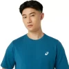 UNISEX ASICS ΜΠΛΟΥΖΑ ΜΕ ΚΟΝΤΟ ΜΑΝΙΚΙ ΜΕ ΣΧΕΔΙΟ ΜΑΡΓΑΡΙΤΑΣ ΚΑΙ ΠΛΑΤΗ ΠΛΑΤΗ