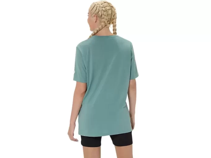 UNISEX ΜΠΛΟΥΖΑ ASICS PALM IN THE SUN ΚΟΝΤΟΜΑΝΙΚΗ