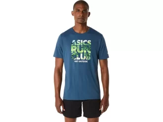 UNISEX ASICS RUN OUTSIDE CLUB ΜΕ ΚΟΝΤΟ ΜΑΝΙΚΙ