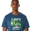 UNISEX ASICS RUN OUTSIDE CLUB ΜΕ ΚΟΝΤΟ ΜΑΝΙΚΙ