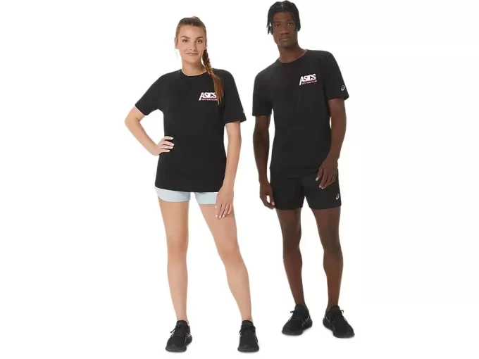 UNISEX ASICS SMSB 1977 RUN CLUB ΚΟΝΤΟΜΑΝΙΚΟ ΜΠΛΟΥΖΑ
