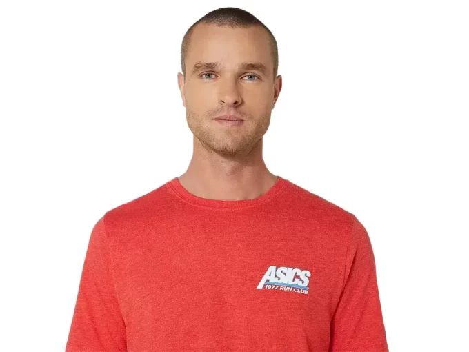 UNISEX ASICS SMSB 1977 RUN CLUB ΚΟΝΤΟΜΑΝΙΚΟ ΜΠΛΟΥΖΑ