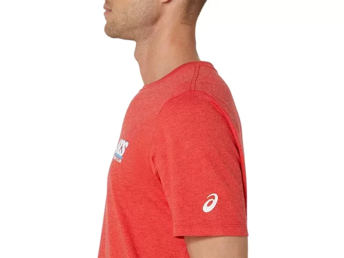 UNISEX ASICS SMSB 1977 RUN CLUB ΚΟΝΤΟΜΑΝΙΚΟ ΜΠΛΟΥΖΑ